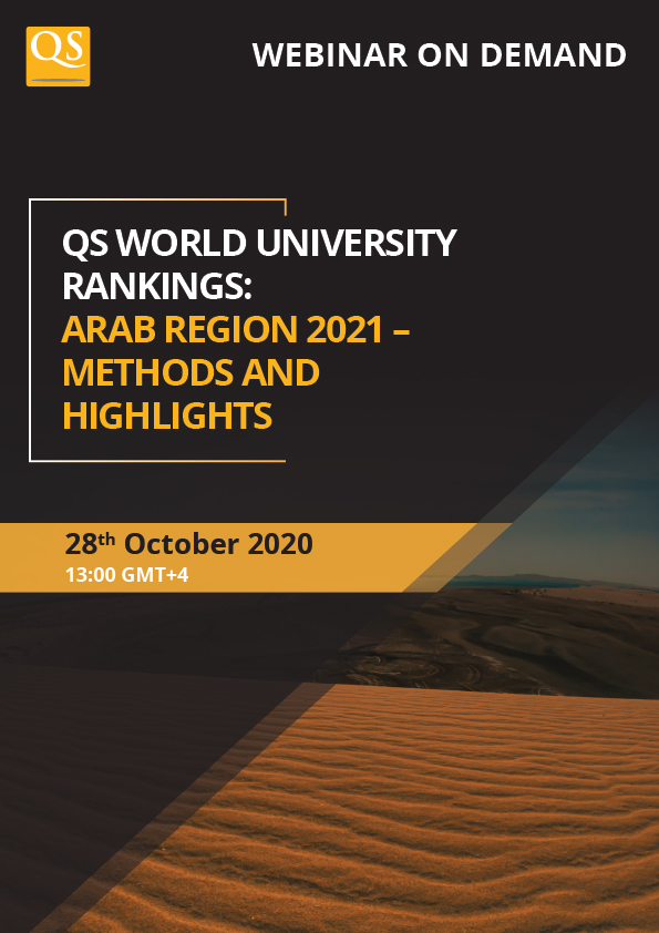 Qs World University Rankings Arab Region 2021 Methods And Highlights