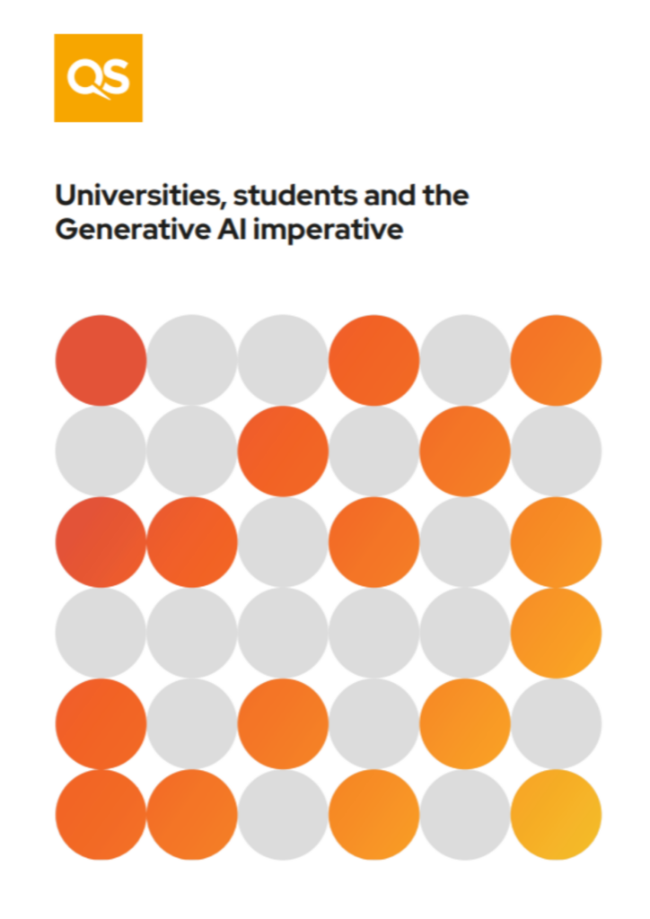 "Universities, students and the Generative AI imperative" report front cover.