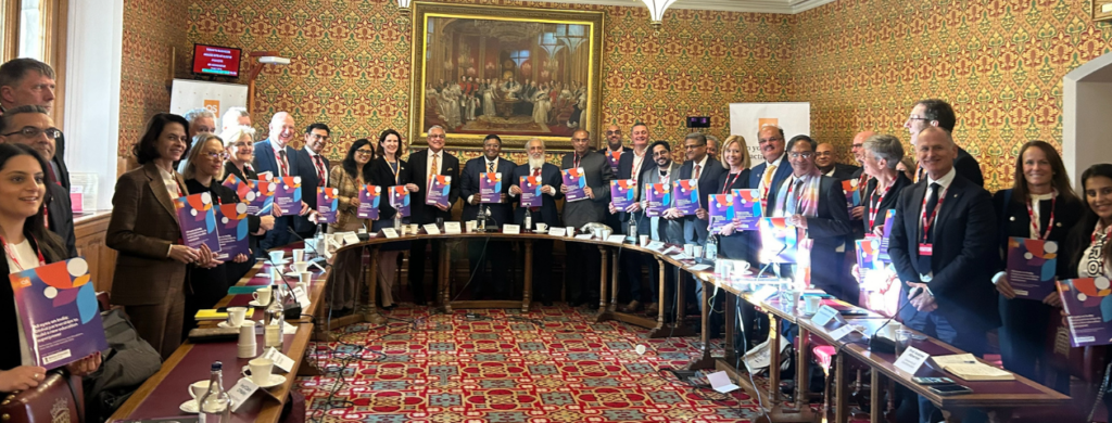 The delegation at the UK House of Lords.