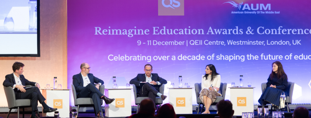 Panellists at QS Reimagine Education 2024